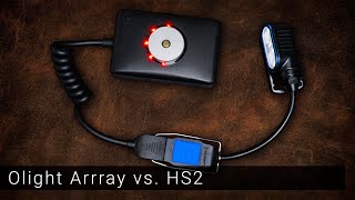 Olight Array vs. HS2 - Kopflampen Vergleich