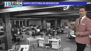 Santa spotted in the 11Alive newsroom!