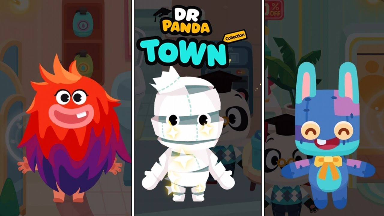 Dr. Panda Town Collection - Find All Secret Monster | Mall Location 🏬