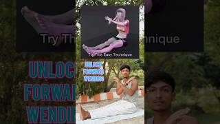 Unlock Forward Wending ! Try this easy Technique ||#yoga#yogaforbeginners#yogapractice#tutorial