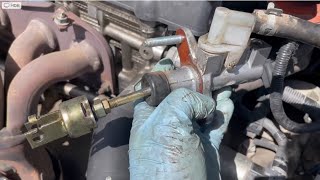 Master clutch cylinder replacement part 2!