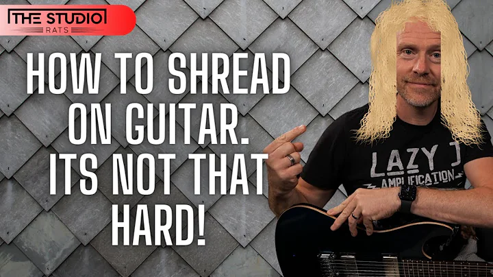 How To Shred On Guitar - Its Not That Hard!