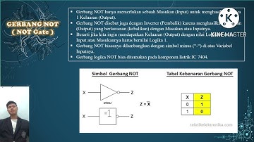 Video Presentasi Gerbang Logika ( Sistem Digital )