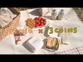 vlog|3COINSのピクニックグッズ購入品紹介|萌え断サンドイッチ作ってピクニック