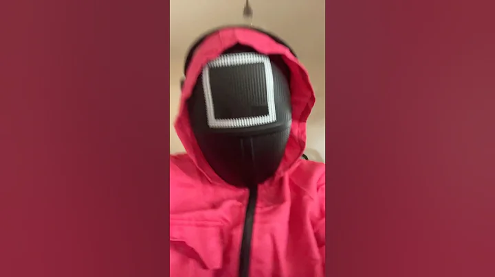 Unboxing, squid game, guard, tracksuit, and cosplay