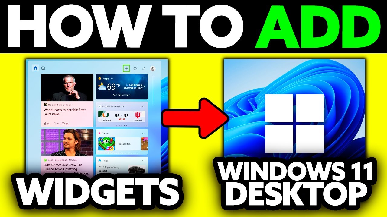How To Add Widgets on Windows 11 Desktop (2025) - Step by Step - YouTube