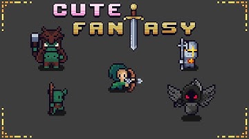 Cute Fantasy Characters - 16x16 Pixel art.