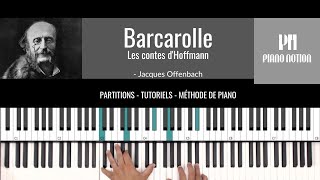 Barcarolle - Les Contes d’Hoffmann (Easy Piano) - Jacques Offenbach