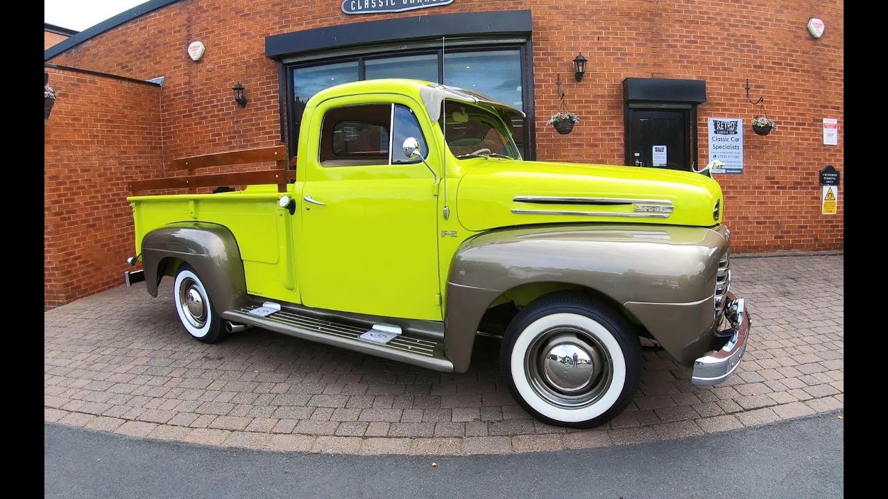 1950 Ford F2 Pick-up Flathead V8 5 Speed Manual - Walk-around Video | Fully Restored
