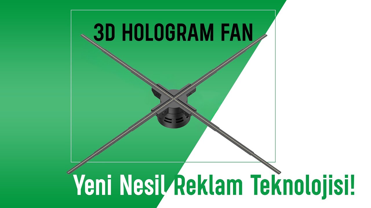 Holobox 3D Hologram Fan Teknolojisi D Serisi Kullanımı
