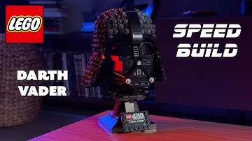 LEGO Star Wars 75304 Darth Vader Helmet // Speed Build