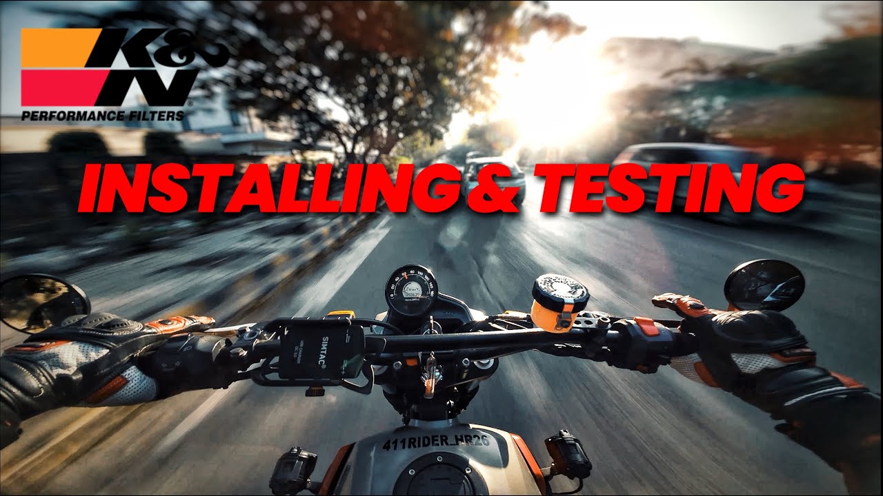 Installing & Testing the K&N AIR FILTER for Himalayan Scram 411 ( DIY )