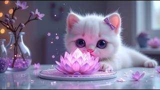 Magical Kitten Gemstone Experiment  Beautiful Crystal Flowers Bloom Which Is Yours magicalcat