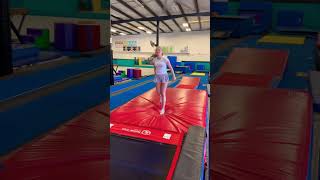 Standing Back Tuck Progression on the Trampoline! 🤩🎥✨ Cheer Tumbling! 🚀