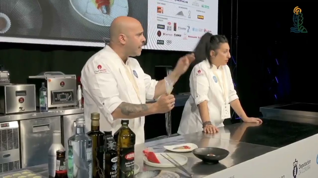 Galicia Forum Gastronómico 2022 - Showcooking de A Artesa da Moza Crecha