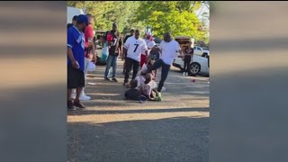 Man out of hospital after being attacked near football tailgate