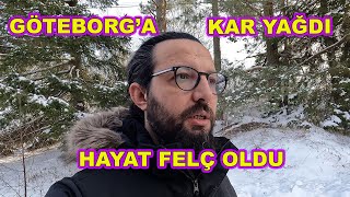 İsveç'te Hayat Felç Oldu // Göteborg'a Kar Yağdı İnsanlar Evlerine Gidemedi by Bahattin AKKAYA 1,898 views 1 year ago 7 minutes, 18 seconds