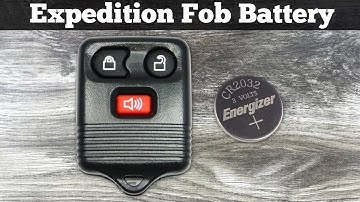 1998 - 2002 Ford Expedition Key Fob Battery Replacement - How To Change Replace Remote Fob Batteries