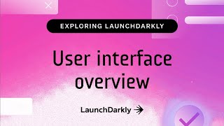 User interface overview