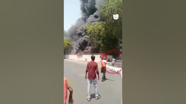 Nuevo video muestra al único sobreviviente del accidente aéreo en India