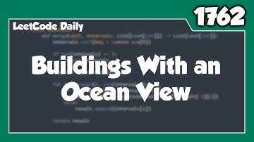 LeetCode 1762 - Buildings With an Ocean View