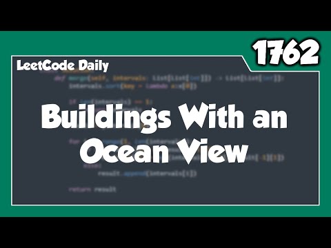 LeetCode 1762 - Buildings With an Ocean View