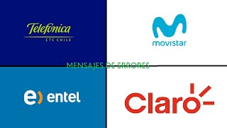 Recopilación de Mensajes de Errores Telefónicos Chilenos