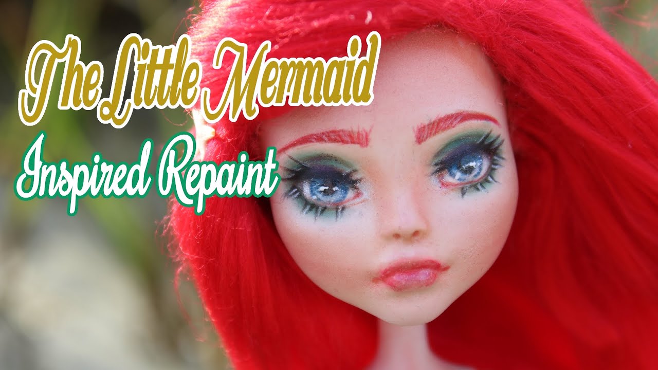 Перекраска куклы в стиле Русалочки | Monster High Lagoona Blue | Часть первая