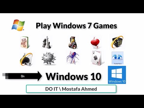 Install Windows 7 Games on Windows 10 (Chess Titans, Minesweeper