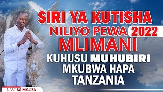 Siri Ya Kutisha Niliyopewa Mwaka 2022 Mlimani Kuhusu Muhubiri Mkubwa Hapa Tanzania