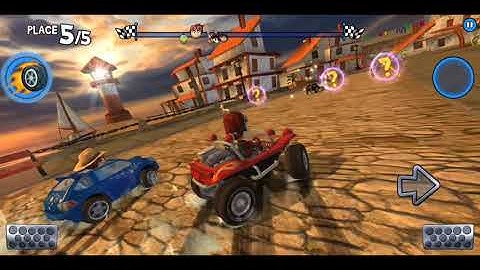 Beach Buggy Racing Chowder Bowl Level 12 Elimination Walkthrough Shark Harbor | ST Warriors Gaming