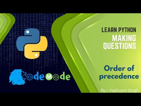 Operator Precedence in