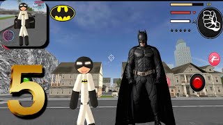 Batman Stickman Rope Hero Gangster Vegas City #5 Android Gameplay screenshot 5