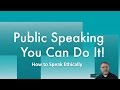 How to speak ethically