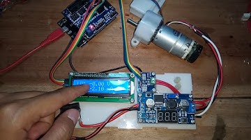 Monitoring Current and Voltage of DC Motor with Arduino