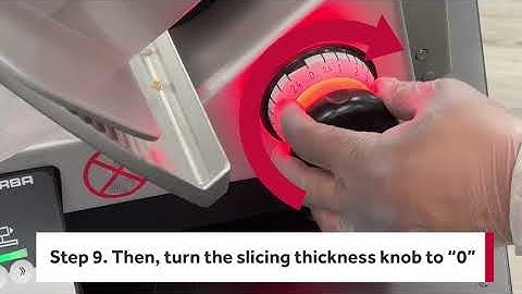 How to Use a Bizerba GSP Automatic Slicer