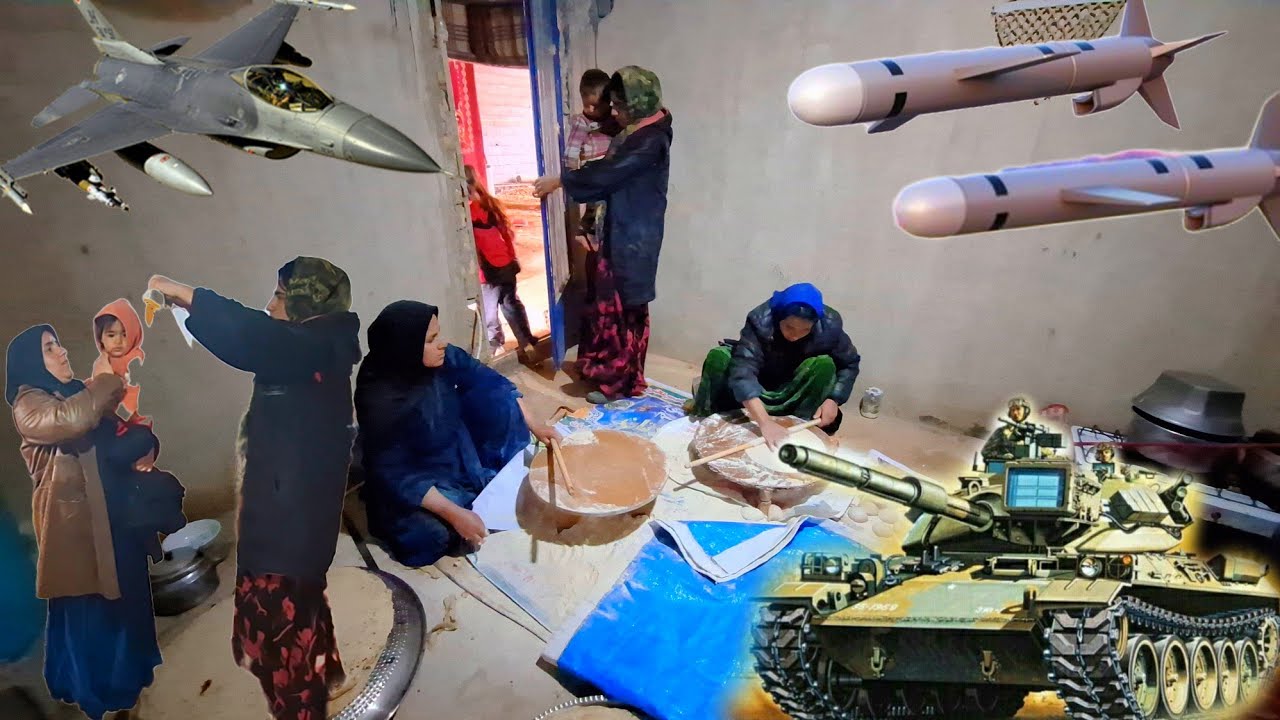 The US-Iran War: Somayeh and Parvin's Collaboration in Baking Bread and Warm Moments Meeting Medina