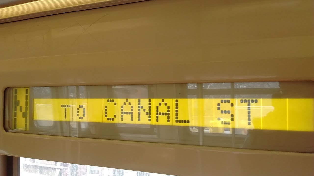 NYC Subway HD: R46 F Train With N To Canal St Signage (2/14/18) - YouTube