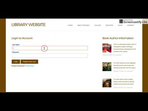 Library Management HTML Project