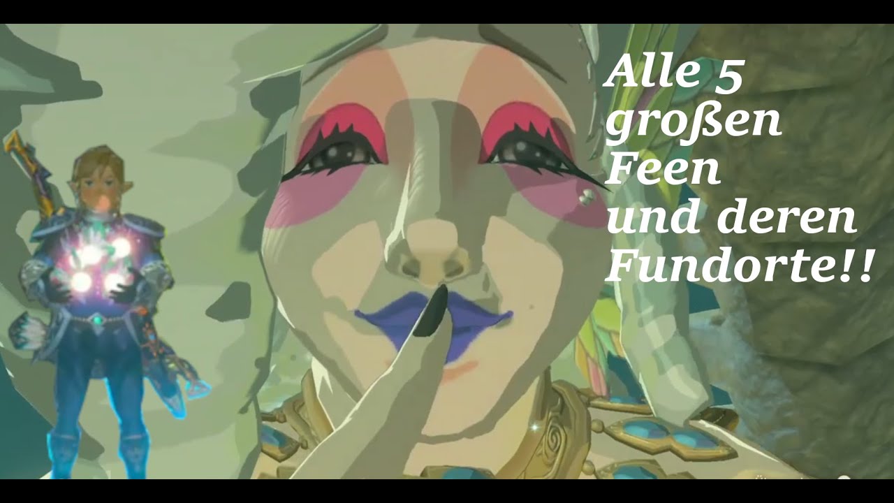 Zelda Breath Of The Wild Große Feen Zelda BotW - Alle 5 großen Feen und deren Fundorte ! - Zelda Breath of