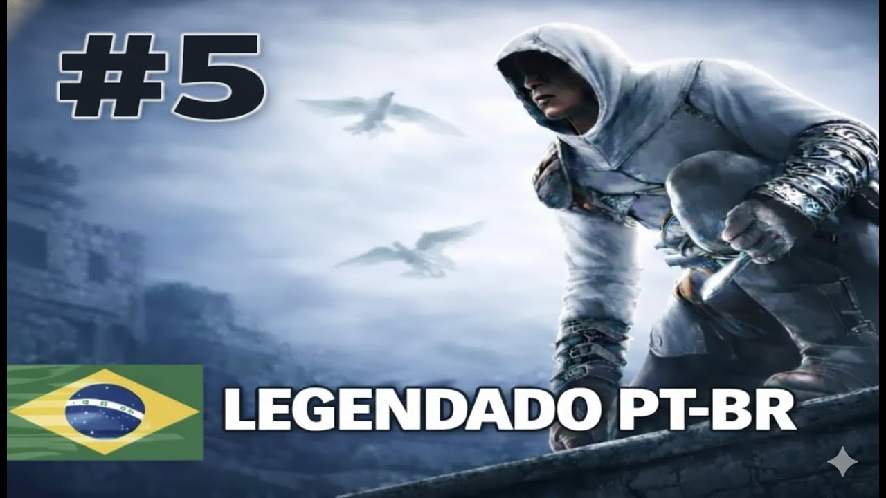 ASSASSINS´CREED 1 LEGENDADO PT-BR - PARTINDO PARA JERUSALEM A CAÇA DE TALAL O TRAFICANTE DE ESCRAVOS