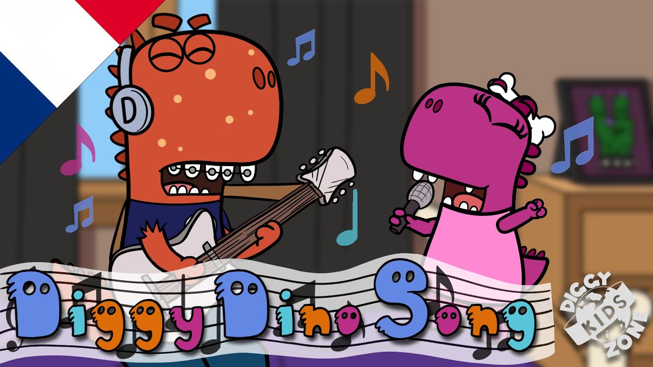 Diggy, Diggy Dino Chanson (Français)