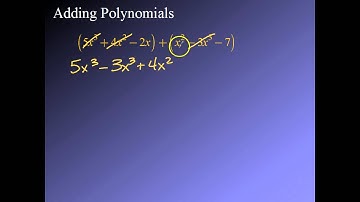 ALG 9.1 - Adding and Subtracting Polynomials