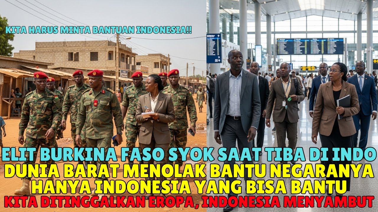 Ditolak Barat, Burkina Faso Terbang ke Indonesia — yang Terjadi Selanjutnya Bikin Dunia Terdiam