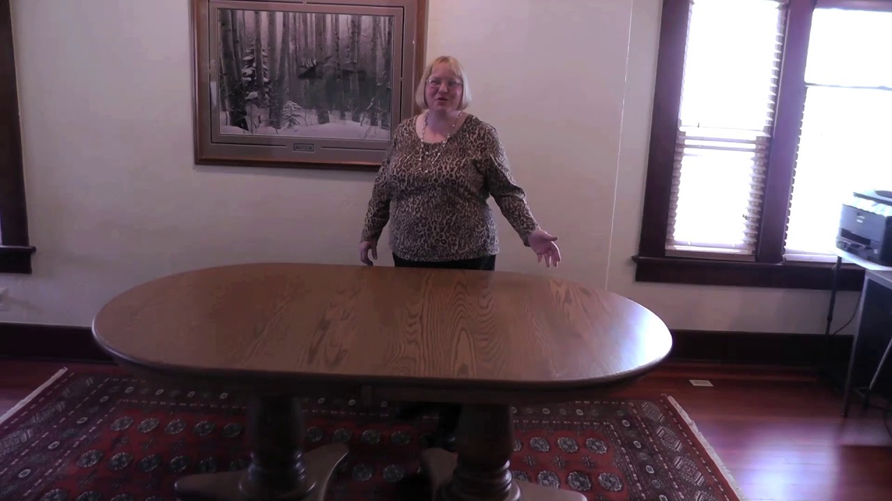 Mason Double Pedestal Table