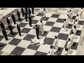 A chess game played by humans if you lose you die