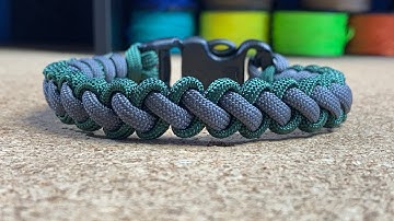 How To Tie The Bootlace Paracord Bracelet.