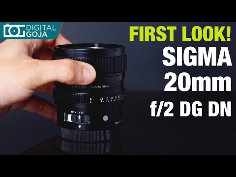 Sigma 20mm F2 DG DN FIRST LOOK! | Sigma I Series Lenses
