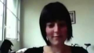 webcam girl coffee cup explodes