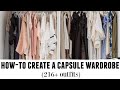 HOW-TO BUILD A CAPSULE WARDROBE: tips from a stylist